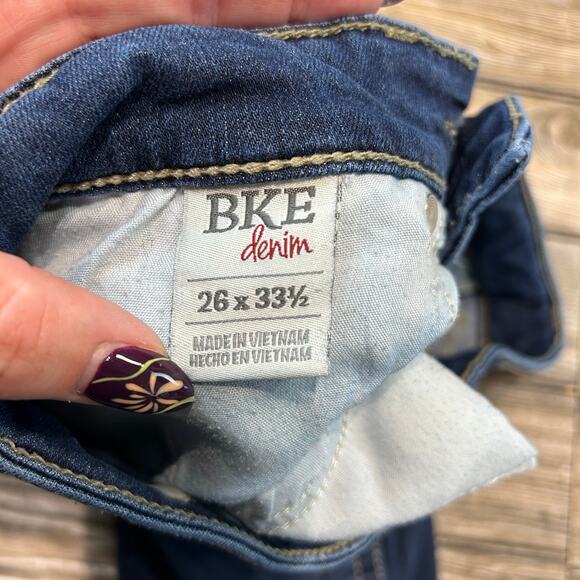 y2k Low Rise BKE Denim Stella Jeans - size 26 long - Picture 4 of 8